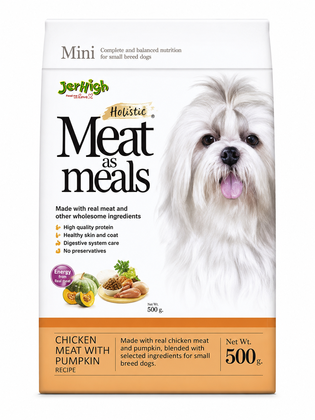 M as M Chicken Meat with Pumpkin Recipe Dog Food 500g