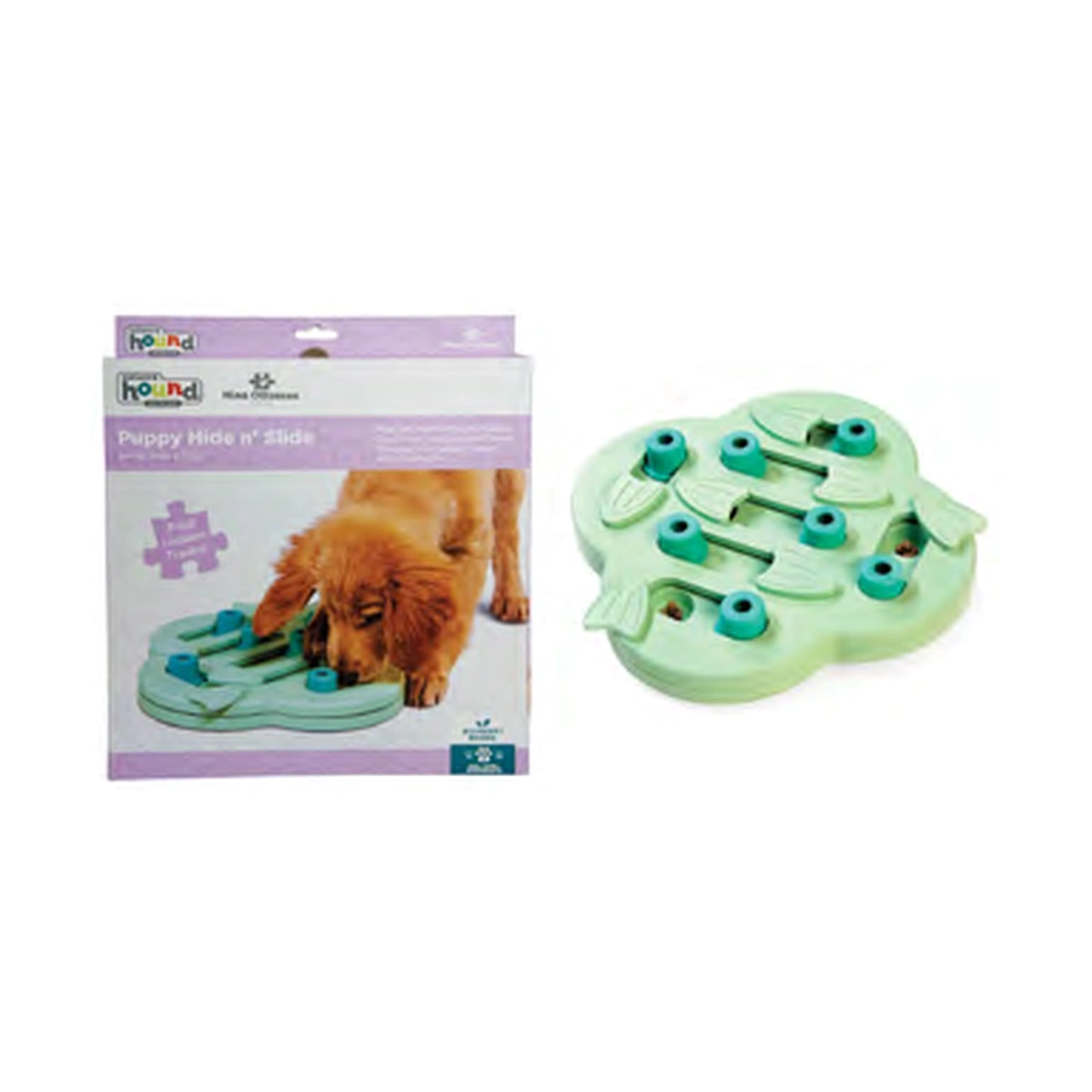 Outward Hound Nina Ottosson Puppy Hide N Slide Interactive Treat Puzzle Toy