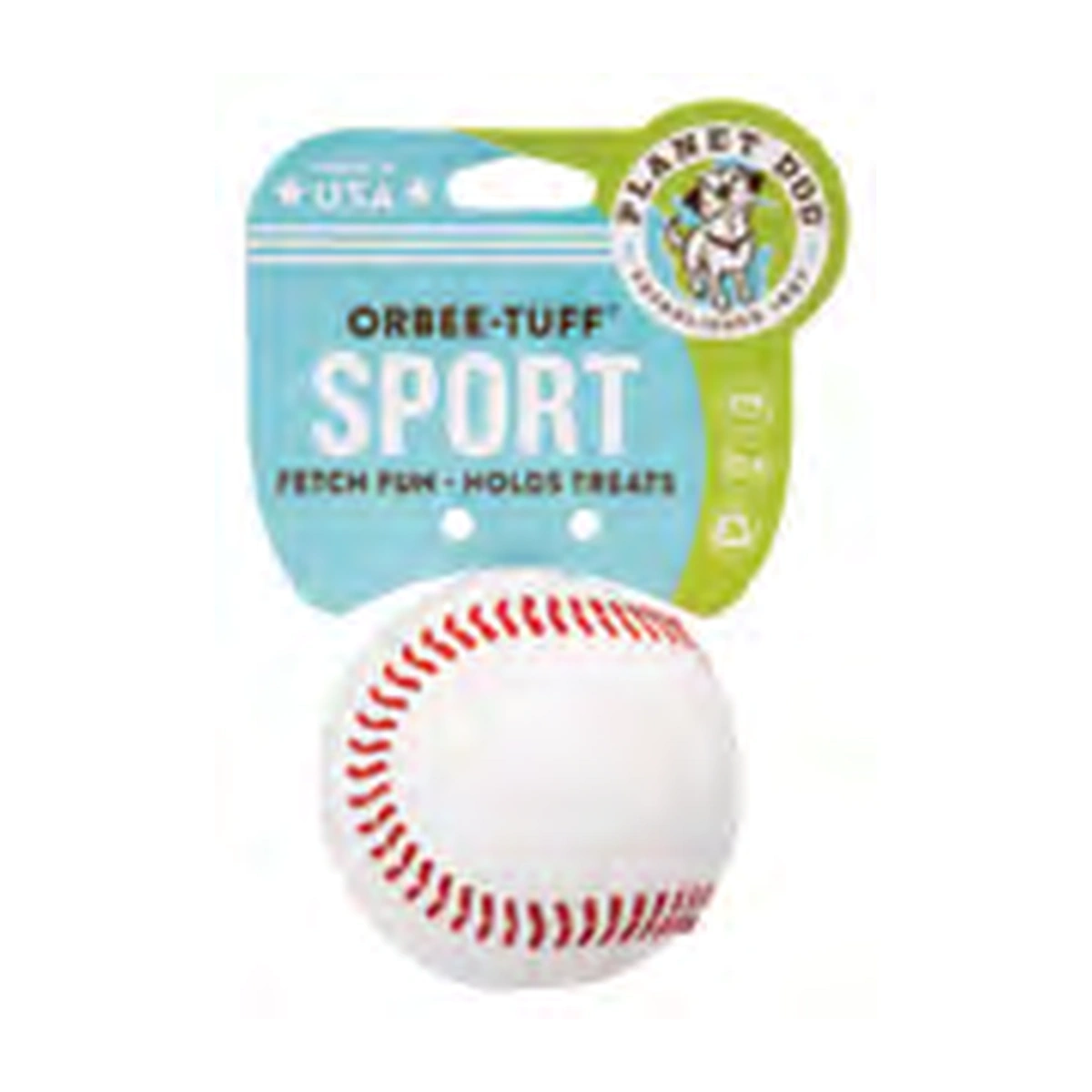 Petstages Orbee-Tuff Baseball Dog Toy