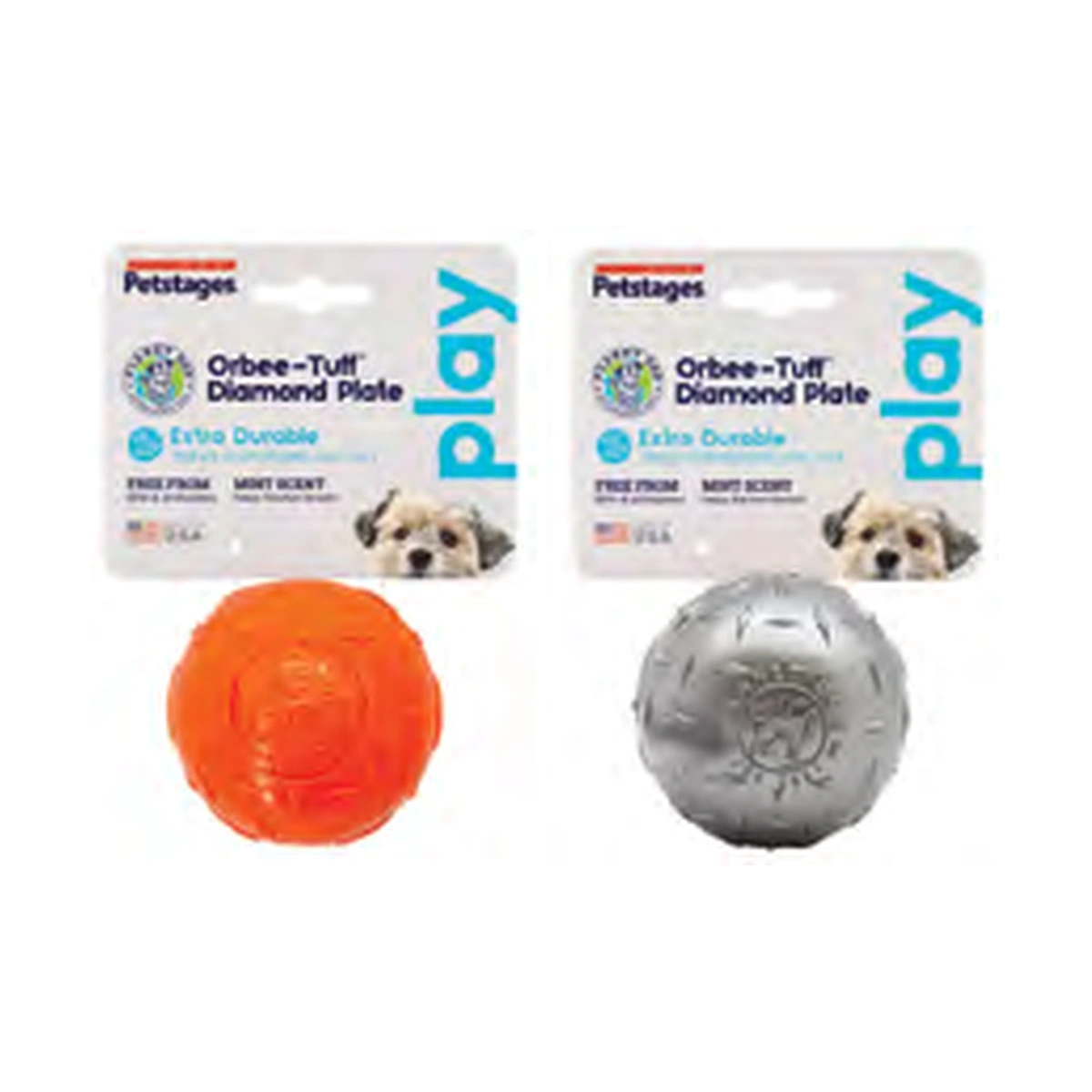 Petstages Orbee-Tuff Diamond Plate Ball Dog Toy (Code 68783