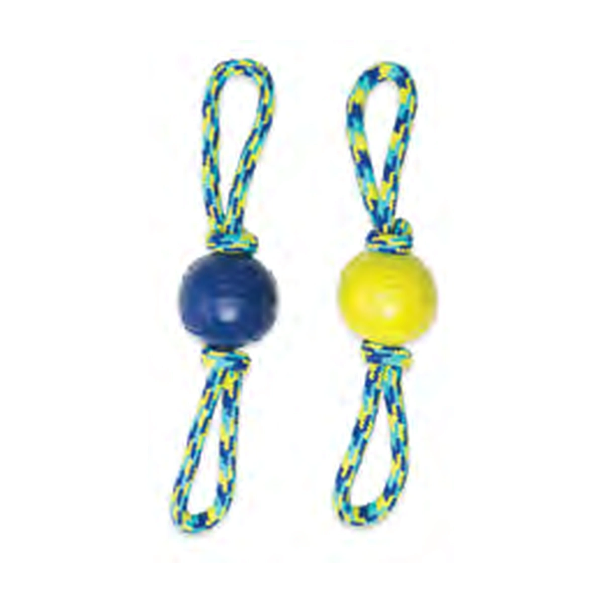 Zeus Rope Ball Tug with 2 Hand Loops Dog Toy