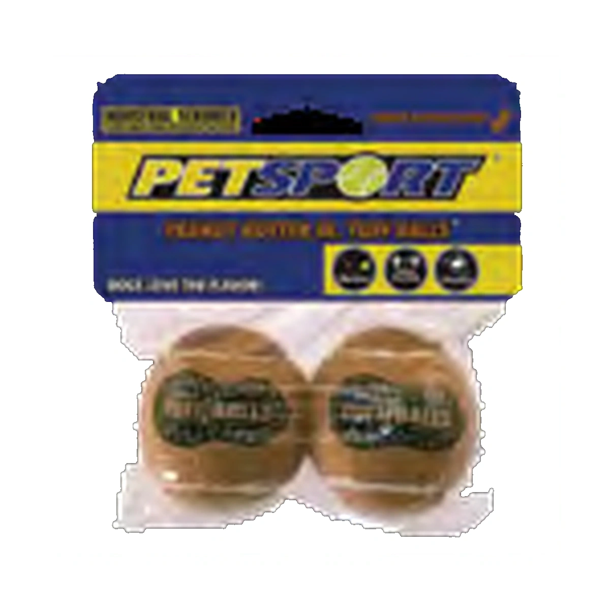 Petsport Tuff Peanut Butter, Pack of 2 Dog Toy
