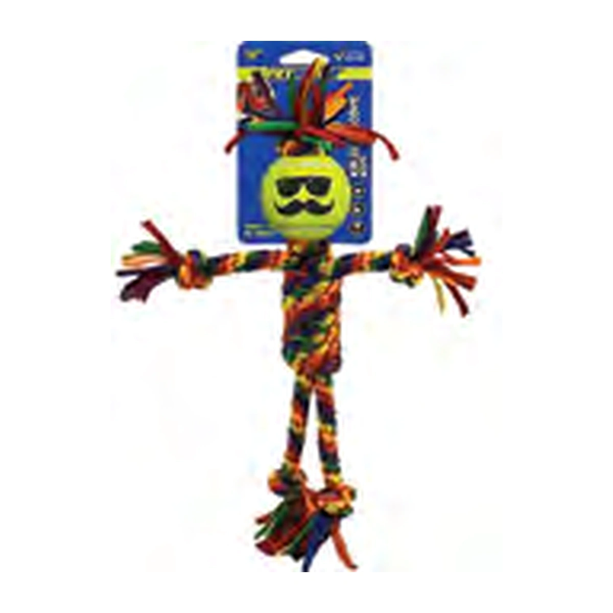 Petsport Kaleidoscope Dude Rope Dog Toy