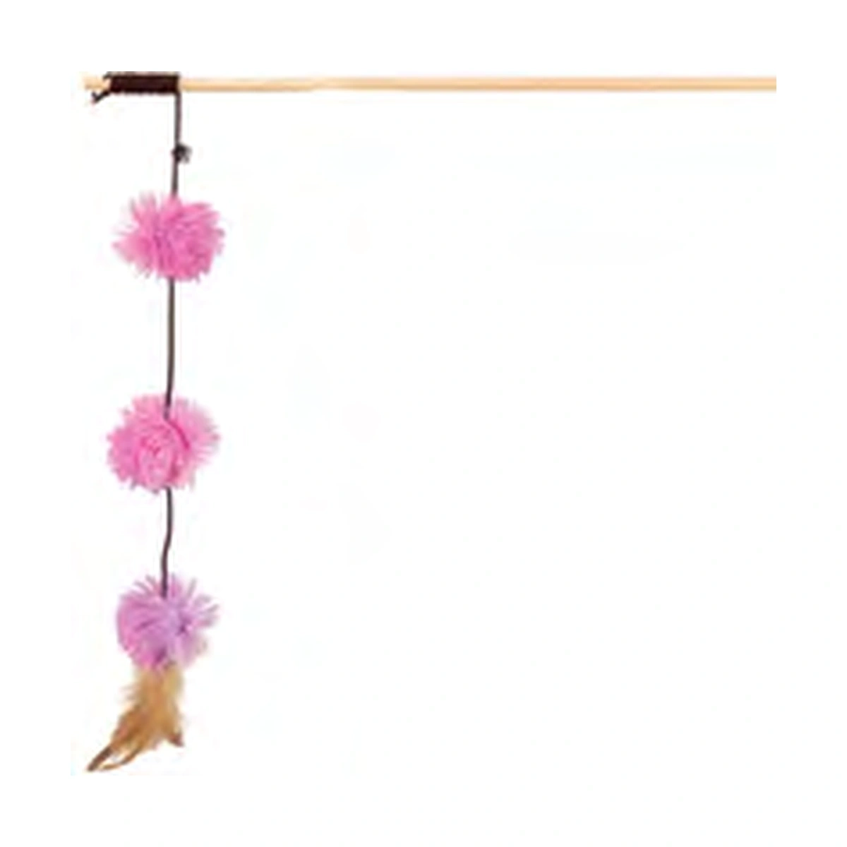 Trixie Playing Rod with Pompom Balls Cat Toy