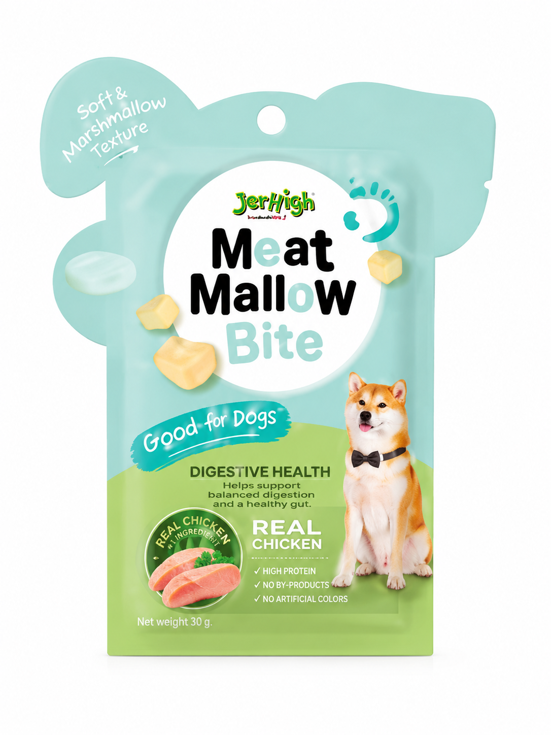 Meat Mallow Bite Digestive Health Dog Treat