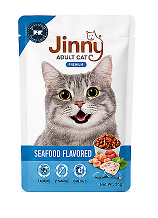 Jinny Seafood Flavored Cat Wet Food